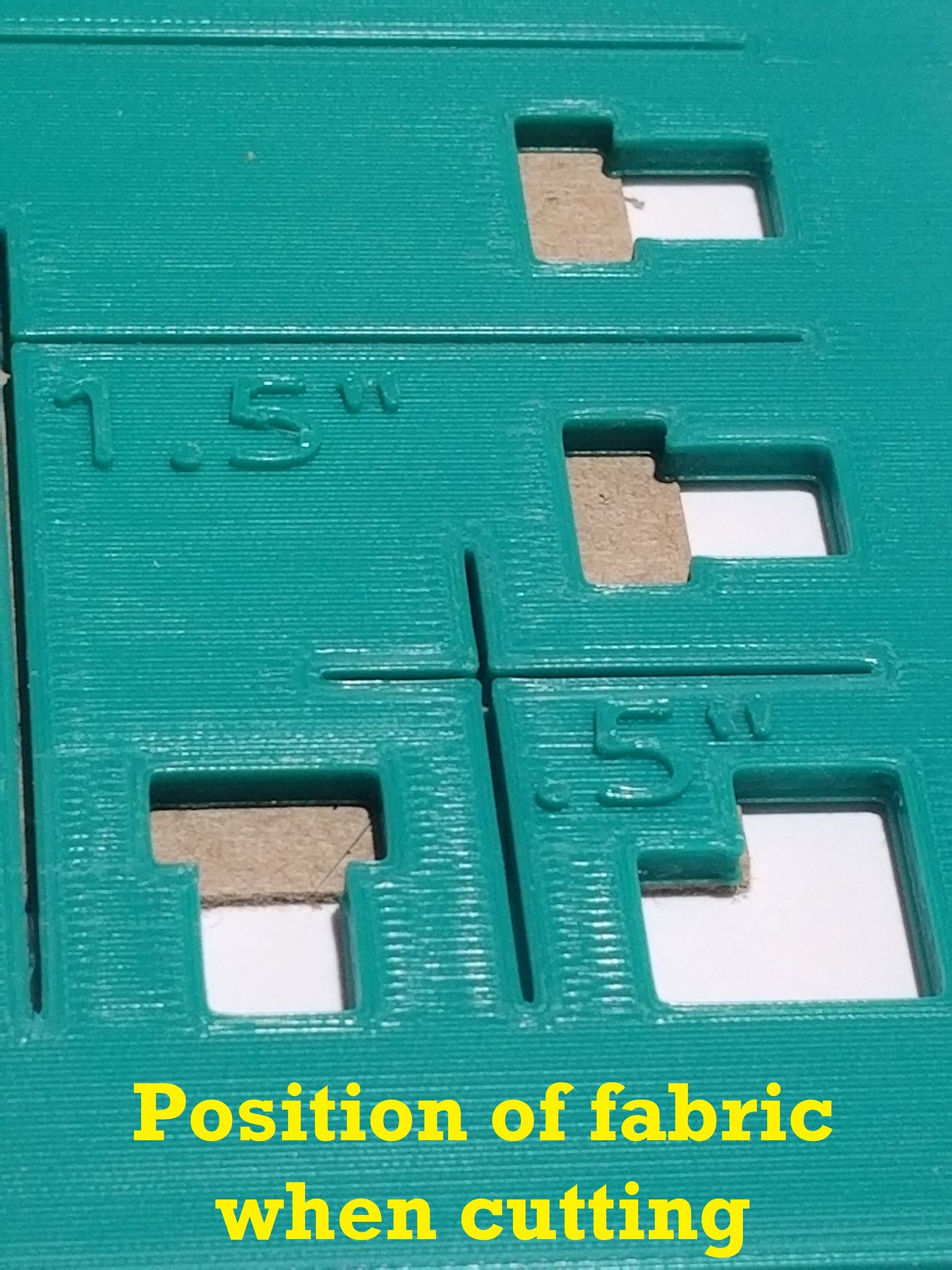 Bag Maker Boxed Bottom Cutting Template - Choice of Color - Sewing Tool - Bag Making Tool - Boxed Corner - 3D Printed