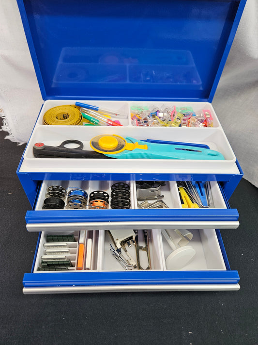 Kobalt Mini Toolbox Organizing Inserts for Sewing - Fully Enclosed Removable Trays - Easy Access - Keep Your Items in Place - 3D Printed